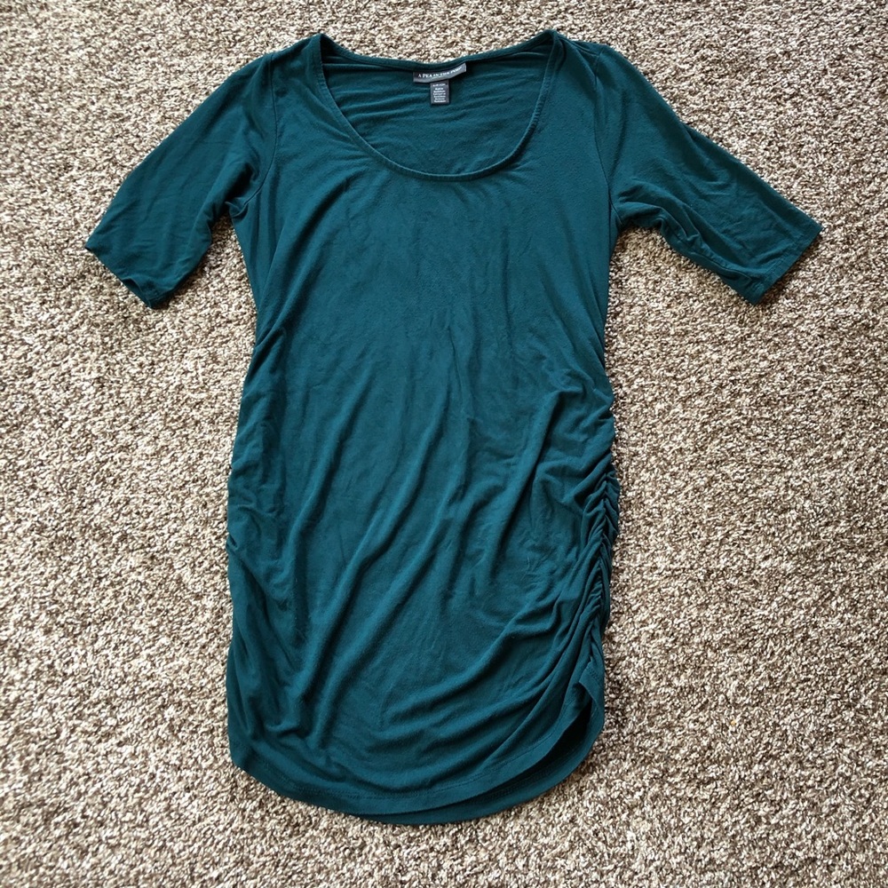 Teal Maternity Tunic Size Small